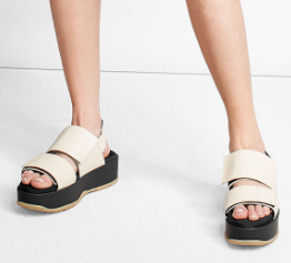 MARNI  Leather Platform Sandals