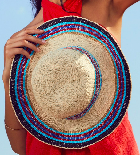 FP Salt Water Stripe Straw Hat