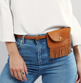 Pieces Fringed Fanny Pack Belt