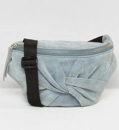 ASOS Suede Bow Fanny Pack