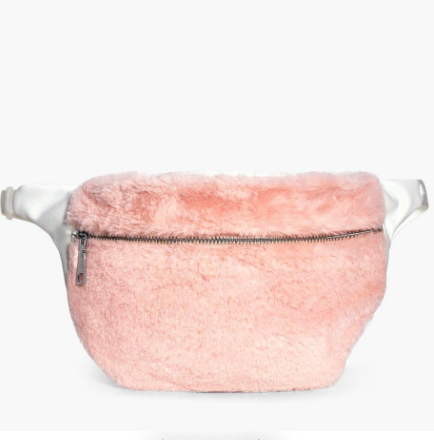 Boohoo Elena Faux Fur Bumbag