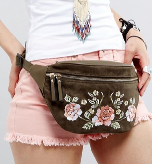 New Look Festival Embroidered Fanny Pack