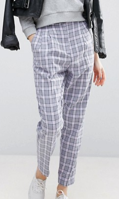 ASOS Summer Check Tapered Pant