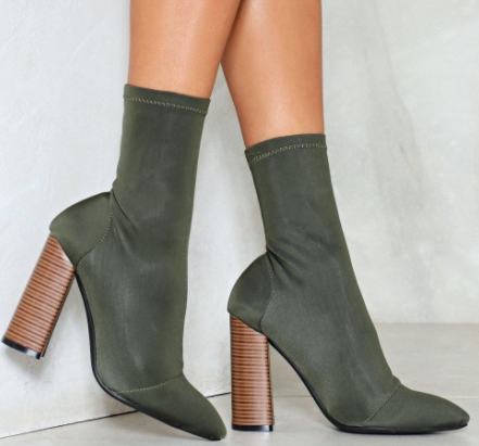 NAsty Gal Sit Tight Sock Boot