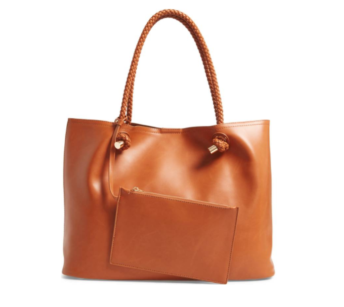 Shaynelee Faux Leather Tote SOLE SOCIETY