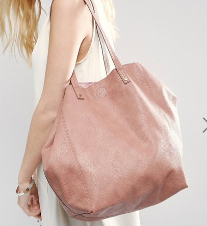 ASOS Soft Shopper Bag With Removable Clutch
