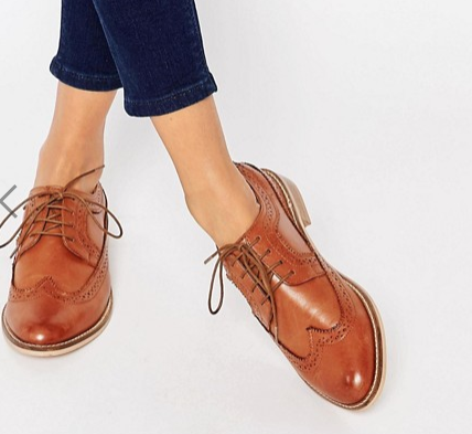 ASOS MAI Leather Brogues