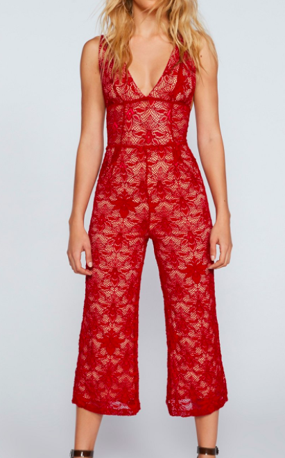 Free PEople Fleur Lace Jumpsuit