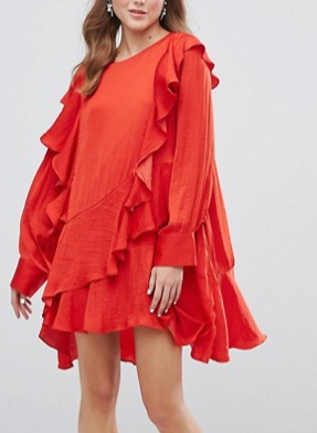 Sister Jane Long Sleeve Dress With Frills