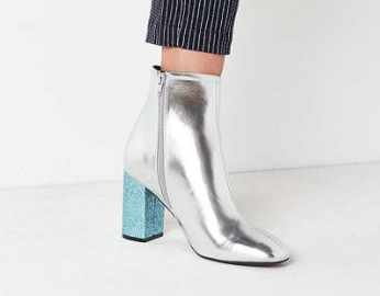 Aries Glitter Ankle Boot