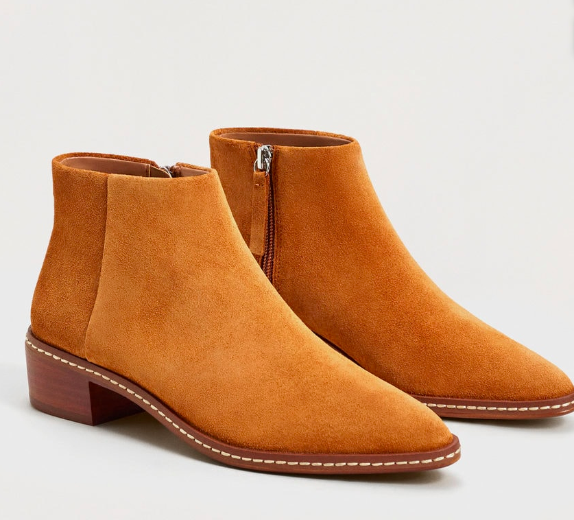 Mango Suede ankle boots
