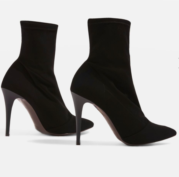 Topshop HUBBA Pointed Sock Boots