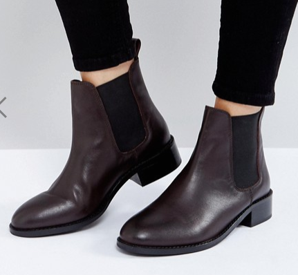 ASOS ABSOLUTE Leather Chelsea Ankle Boots