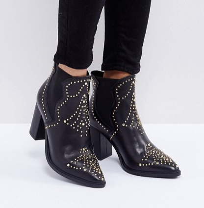 Steve Madden Himmel Studded Heeled Boots