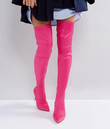 ASOS KINDY Point Over The Knee Boots