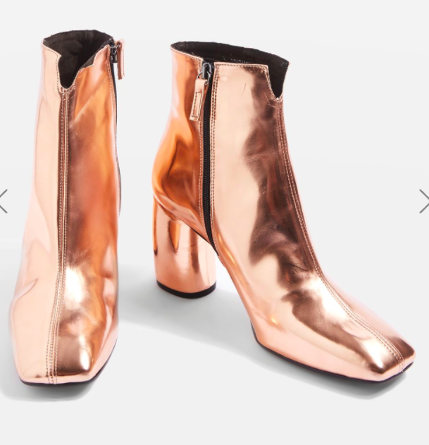 Topshop HUNT Banana Heel Boots