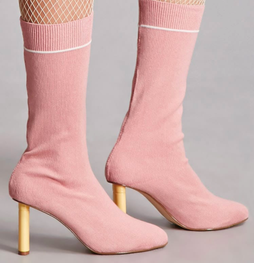 Forever 21 Colorblock Sock Boots