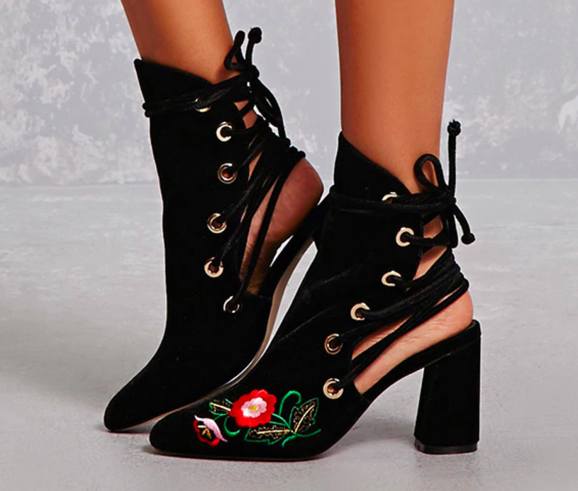 Privileged Shoes Cutout Boots