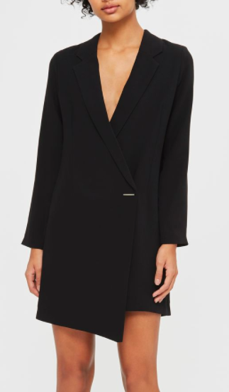 Topshop PETITE Asymmetric Blazer Dress