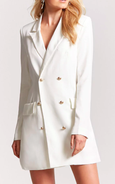 Forever 21 Double-Breasted Blazer