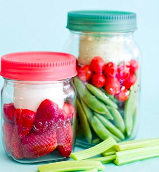Consol 2-in-1 Classic Mason Glass Jar with a Smaller Jar Inside 