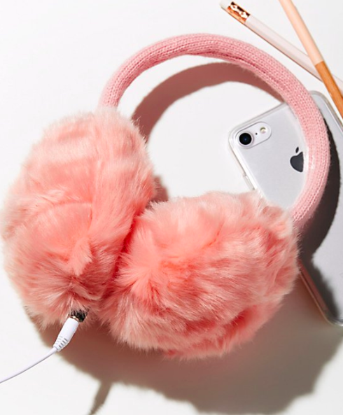 Knit Bon Bons Earmuff Headphones