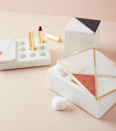 Anthropologie Marble Vanity Organizer