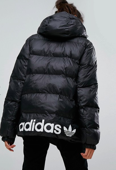 adidas Originals Oversized Padded Jacket With Hood