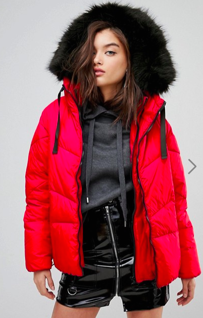 River Island Double Layer Padded Jacket