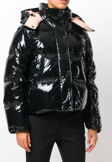 Gaura Shiny Down Quilted Puffer Coat MONCLER