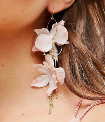 ASOS Flower Strand Earrings