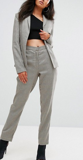 Missguided Houndstooth Check Blazer