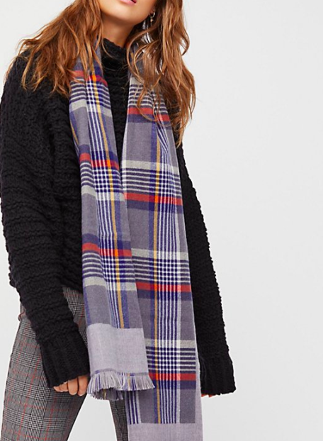 FP Outsider Plaid Scarf