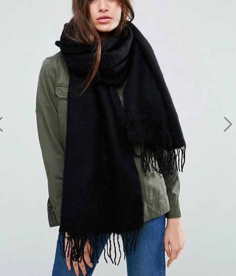 ASOS Supersoft Long Woven Scarf With Tassels