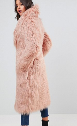 Boohoo Faux Fur Coat