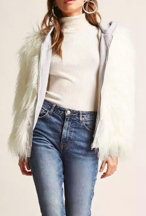 Forever 21 Shaggy Faux Fur Jacket