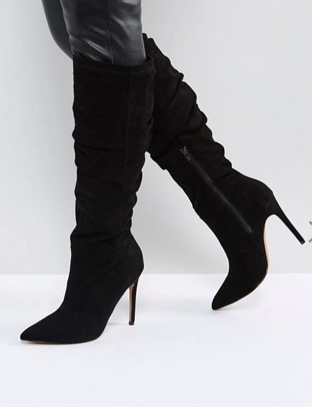 ASOS CORA Slouch Pointed Knee Boots