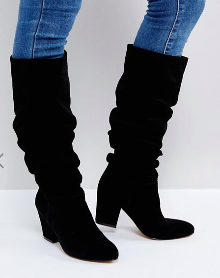 Office Kowl Slouch Leather Boots