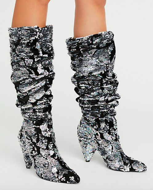 Shelly's London Midnight Party Sequin Boot