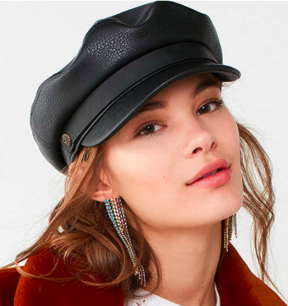 Brixton + UO Fiddler Faux Leather Fisherman Hat