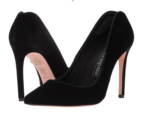 Alexander McQueen Velvet Pump