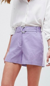 ASOS Tailored D-Ring Linen Shorts