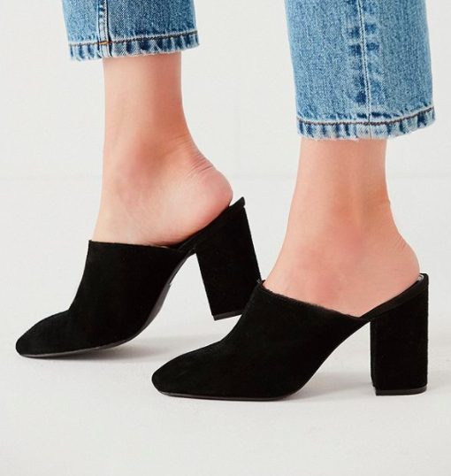 UO Mod Suede Mule Heel