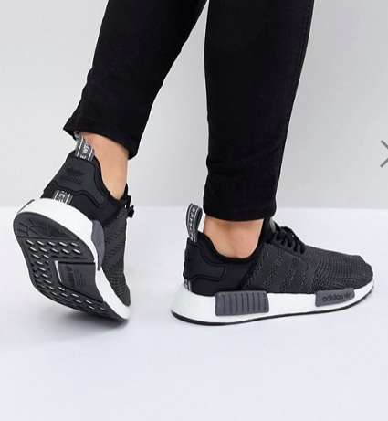 adidas Originals NMD R1 Sneakers In Black