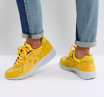 Asics Gel Sneakers In Yellow