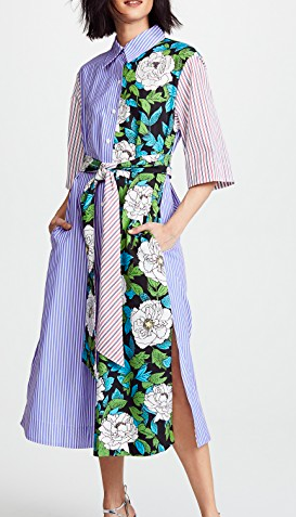 Diane von Furstenberg Belted Shirtdress  