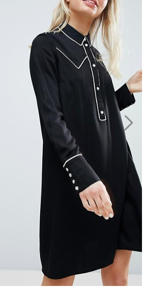 Monki Western Style Shirt Dress