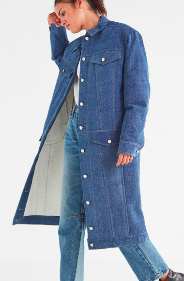 Rocket X Lunch Long Denim Coat