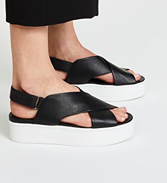 Vince Weslan Crisscross Flatform Sandals  