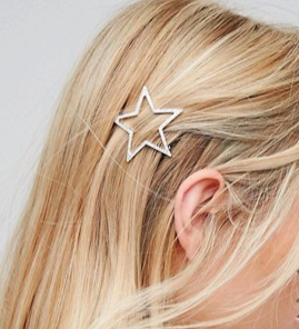 Orelia Open Star Hair Clip